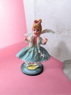 Madame Alexander Blue and Pink Doll Figurine.   1950 sock hop circa